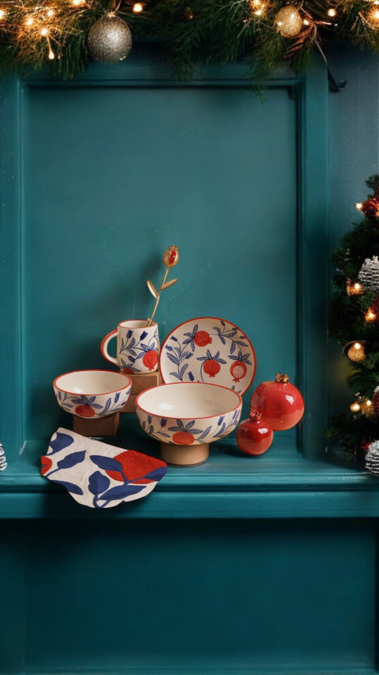 Holiday Stoneware Plate