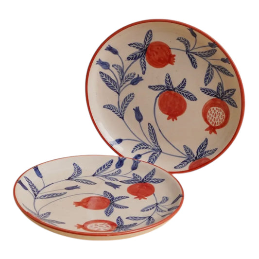 Pomegranate Stoneware Plate