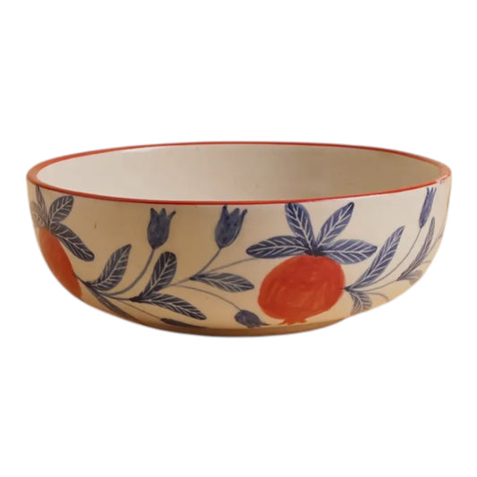 Pomegranate Stoneware Bowl